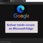 Activar modo oscuro Edge